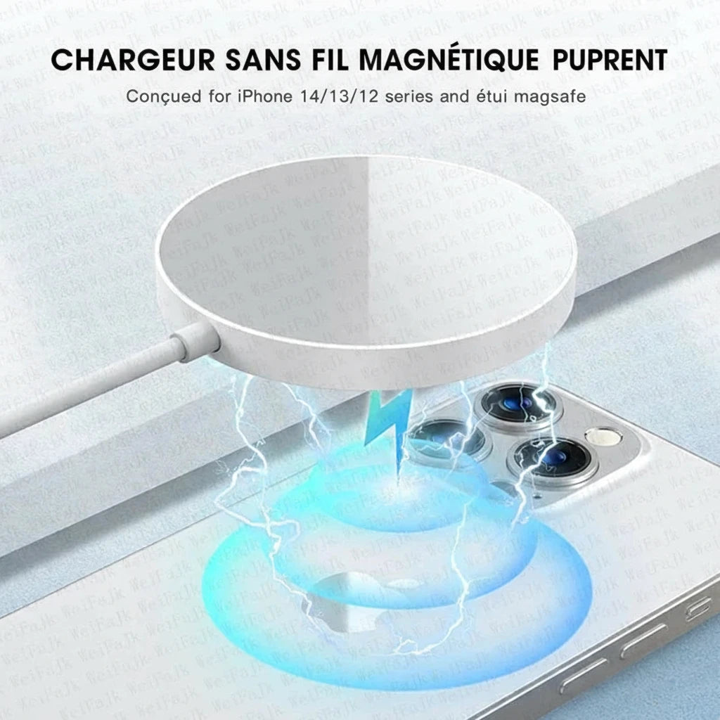 For Apple Magsafes Wireless Charger For iPhone 14 13 12 11 15 16 Pro Max Mini X XS XR Plus Fast Charging Type C Lightnings Cable